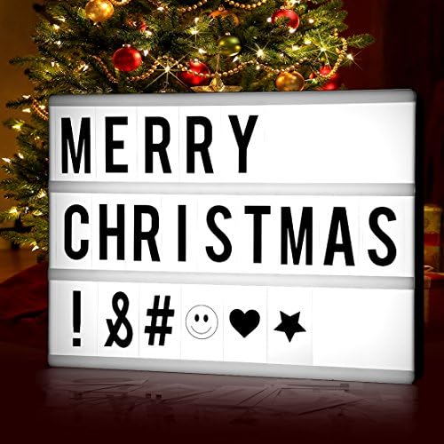 RTjoy Light Up Your Life Cinematic A4  with 90 Letters Numbers and Symbols