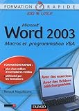 Image de Word 2003 : Macros et programmation VBA