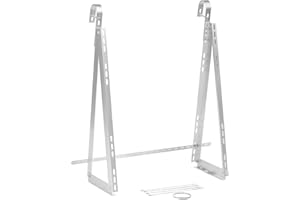 revolt Solarpanel-Montagesätze: Balkongeländer-Halterungen für Solarmodule bis 77cm, 20° - 60° Neigung (Montagehalterungen Solarpanel, Solar Modul Halterungen, Balkonkraftwerk)