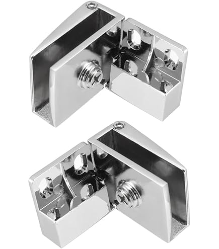 Verre Porte Charnière, (3Mm-5Mm Verre Épaisseur) 1 Paire