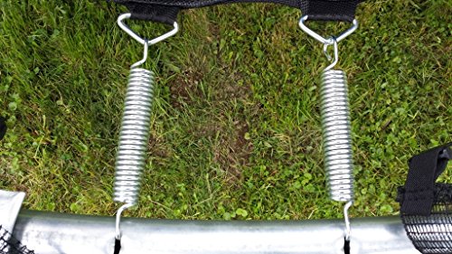 Trampolin 404cm Gartentrampolin Komplettset Sicherheitsnetz Leiter TÜV GS #3253 - 5