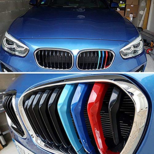 Griglia Anteriore Nera Lucida Per BMW Serie 3 F30/F31 2012-2018 - Doppia Lamella Stile Sportivo - Foto 11