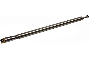 Tecsun PL Seies Radio Stainless Steel Replacement Telescopic Antenna for Tecsun PL880,PL660,PL390,PL398,PL398BT, Radios