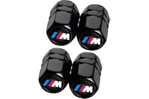 GZHGDOUX 4 Stück Ventilkappen, Reifen Ventilkappen für BMW M M2 M4 M5 M6 M8 X1 X2 X3 X5 X6 M135i M240i Z4 328i X7,Ventilkappen mit Dichtung für stabilen