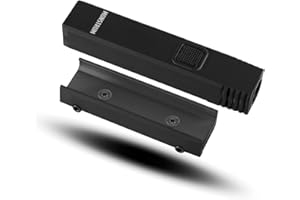 Monstrum Ember 1000 Lumens Low Profile Weapon Light | USB-C Rechargeable | Includes Remote Pressure Switch and Cable Clips