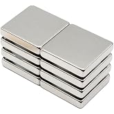 MNS Magneteksan 25x25x5 mm Square Neodium Magnet - N35 (4 Pieces)