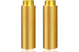 BEATIFIC Lot de 2 Rallonges de Robinet en Laiton 3/4" x 100 mm, DN20 IG x AG pour Eau Potable et Installation de Chauffage
