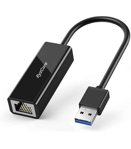 Adaptateur Ethernet USB 3.0 Vers RJ45 – 10 Cm, Gigabit 10/100/1000 Mbps – Compatible Windows, Mac, Linux