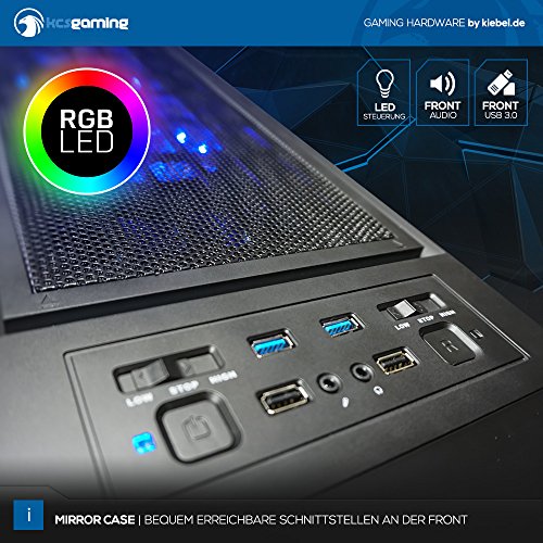 Kiebel [184208] Gamer PC 7.0 Intel Core i7-7700K (4×4.2GHz) | 16GB DDR4-2666 RAM | 250GB SSD + 2TB HDD | NVIDIA GTX 1070 8GB | ASUS Strix Z270-F Gaming | Windows 10 | Computer - 6
