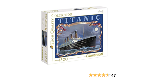 Clementoni Titanic Puzzle 1500 Piece Multi Colour Amazon Co Uk Toys Games