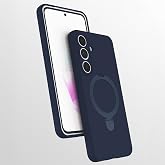 Coverzone Samsung Galaxy S25 FE ile uyumlu Kılıf MagSafe ile uyumlu Z-Samara Kapak Wireless Şarj &Ouml;zellikli Stand Olabilen Gal