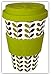 Produktbild LEAVES von Happy Earth (Wiederverwendbare Öko-Kaffeetasse 450ml, mit Bio-Bambus Naturfaser, kann als Reisebecher oder Kaffee-Tasse zu Hause verwendet werden)