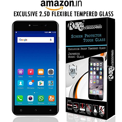 Roxel Real HD+ Full Body Black Tempered Glass for Gionee A1 Lite Tempered Glass RS.229 (71.00% Off) - Amazon Roxel Real HD+ Full Body Black Tempered Glass for Gionee A1 Lite Tempered Glass RS.229 (71.00% Off) - Amazon