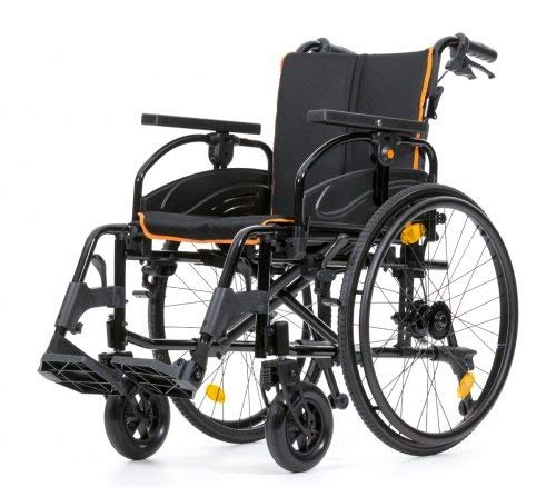 Rollstuhl Tiger Reiserollstuhl Zusammenklappbar Viele Verstellmöglichkeiten Größe 45 cm