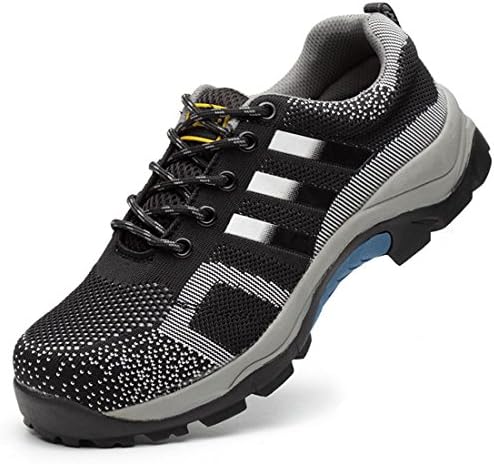 KeepSa Safety Boots Mens Womens Unisex Steel Toe Cap Work Shoes Ankle Trainers Hiker Protective Mid Sole