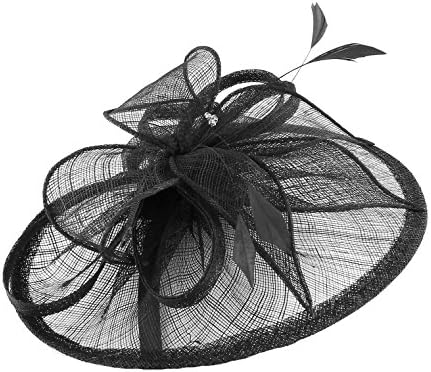 Philippa Sinamay Headband Fascinator, from Elegance Boardmans (Black)