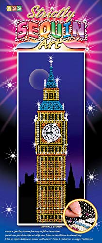 Sequin Art Arte de Lentejuelas 1406 Big Ben Craft