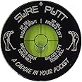 Sure Putt - Black Aluminium Golf Putting Aid & Green Reader - Silver, Black, Green