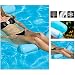 Produktbild Aufblasbar schwimmen Floß,PVC mit Netz Hängematte Aufblasbar schwimmen Floß Schwebebett Insel für Pool Luftmatratze Wasserspielzeug mit einer kleinen Pumpe 130 x 73 cm