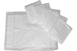 VITAL INNOVATIONS GMBH Baby Wickelunterlagen Einwegunterlagen Padliner Babyunterlagen Auflagen Tierunterlagen Inkontinenzunterlage auslaufsicher weich Premium Flocke in Klinikqualität 40x60cm weiß (30)