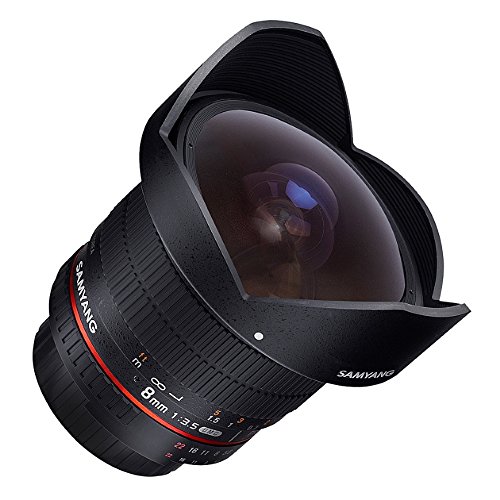 Samyang 8 mm Fisheye F3.5 Manual Focus Lens for Samsung NX