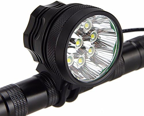 Ammiy® 10000LM 3 Modes 7x CREE XM-L T6 LED Waterproof Mountain Bike Bicycle Cycling Head Light Headlamp with Rear Light