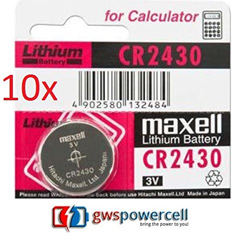 Preisvergleich Produktbild GWS-POWERCELL® MAXELL CR 2430 (CR2430, 10x)