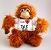 Produktbild Orangutan Plüschtier mit einem T-shirt mit Aufschrift Ich Liebe Tae Bo (Sport)