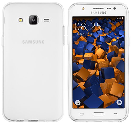 Preisvergleich Produktbild mumbi Schutzhülle Samsung Galaxy J5 (2015) Hülle transparent weiss
