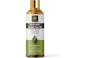 HEBHAC HERBS Ayurvedic Herbal Hair Oil Made with 21 Ayurvedic herbs, Multipurpose Dandruff, Hair Fall (100ml) Traditional Herbal Hair Oil for Men and Women | 100% Natural Indian Herbs