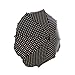 Lux4Kids Baby Pram Pushchair Sun Parasol / Universal Beach Umbrella Shade Canopy 15 Black and White Dots