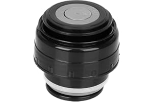 Sysow 5,2 cm, termo de acero inoxidable, termo de viaje, para exteriores, tapa de botella de vacío, color gris