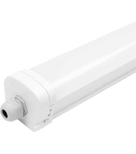 Tubo LED Ledvion 60CM IP65 In Acciaio Inox - Illuminazione Antipolvere, 75.000 Ore Di Durata - Foto 2