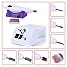 Elite99 220-240V 10W UK PLUG Fast Acrylic Electric Nail Drill Polishing Manicure Pedicure Buffing Nail Art Tool Kit File Bits White Machine DIY Salon Set