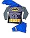 Produktbild Kinder Jungen Kostüm Geschnürt Play Kostüme / Schlafanzug Pyjama Pj Pjs Set Buzz Lightyear Superman Spiderman Batman Party Größe EU 1-8 Jahre - Batman mit Cape, 104