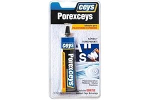 Ceys - Adhesivo especial para corcho - Especial Poliestireno expandido - Rápido y transparente - 70 ML