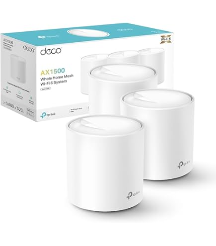 TP-Link 無線LANルーター Deco M9 Plus 3台セット Deco M9 Plus | AC2200 スマートホーム メッシュWi-Fiシステム