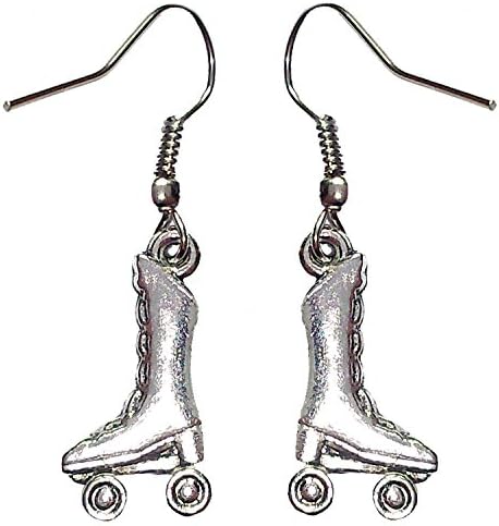 Roller Boots Earrings Costume