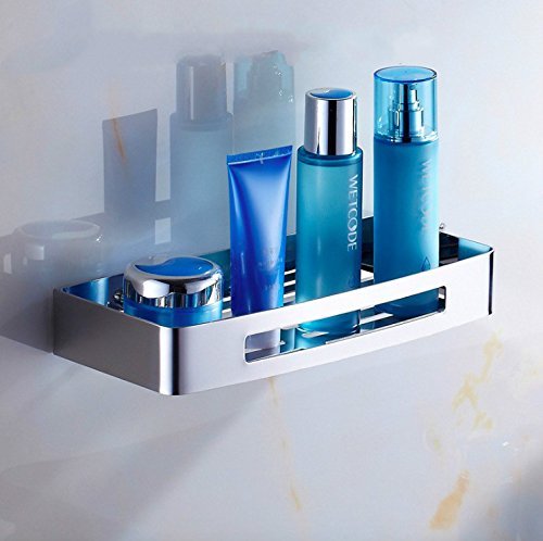 2 PACK Dusche Caddy Bad Korb Ablage zum Aufhängen Organizer rostfrei Wandhalterung gebürstet