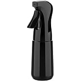 GRIFEMA Water Spray Bottle 200ml Black | Reusable, fine mist and non-drip for plants, hairdressing and cleaning.