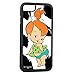 Produktbild Buckle-Down Handy Schutzhülle für Galaxy S6 – Pebbles pose2 Spots weiß/schwarz – The Flintstones