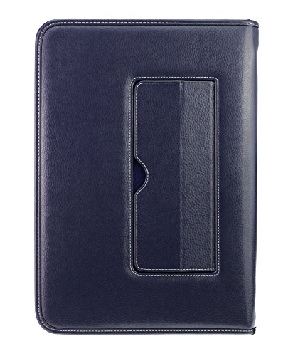 Broonel - Contour Series - Blue Heavy Duty Vegan Leather Protective Case Cover for the HP ProBook 440 G3 Laptop
