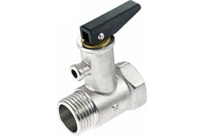 HYDROBIL VALVOLA DI SCARICO DELLA PRESSIONE DI SICUREZZA UNIVERSALE DA CALDAIA DA 3/4 "7 BAR PER RISCALDAMENTO DI