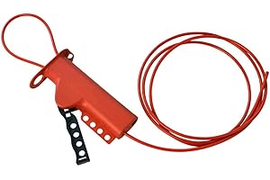 Brady Système Polyvalent de Consignation par Câble, 82mm x 152.40mm x 2.44m x 32.40mm, Rouge