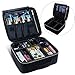 Produktbild Travelmall Makeup Case, Samtour- Professionelle Kosmetik Make-up Tasche Organizer, Zubehör Fall, Werkzeuge Fall (Schwarz) (G-black)