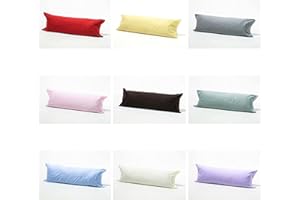 HAANI Bolster Pillowcases 100% Polycotton Blend product 4 Feet (48"), White
