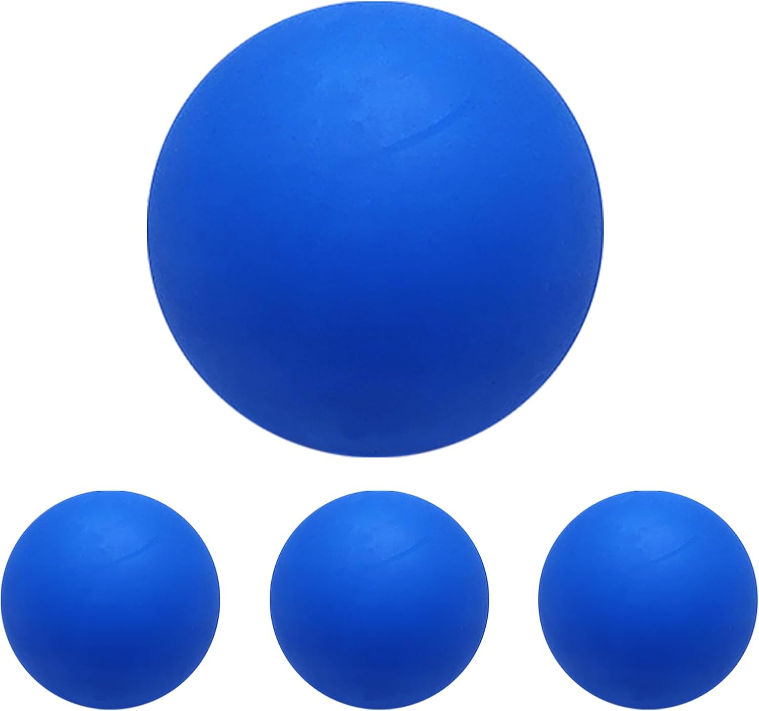 Pelotas de Squash Profesionales - Paquete de 4 Pelotas de Squash de Goma de Alta Elasticidad para niños Principiantes, Pelotaas de Entrenamiento Huecas para Deportes al Aire Libre de Alta Visibilidad