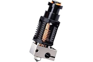 ZIZISHU Super Print Dragon Hotend V2.0 Super Precision Standard Flow Hotend For V6 Hotend,Dual Driver Extruder Plated Copper Heater Block,Nozzle 0.4.(Plated Copper Nozzle Kit)