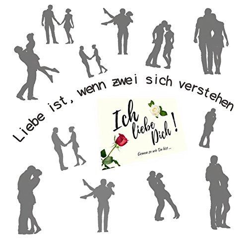 Jahrestag Geschenk für sie & ihn – Elegant Ich liebe Dich sagen – Süße Liebeserklärung für Frau & Mann – Coole Geschenkidee zum Finden Lassen – 15 exklusive Deko Überraschungs-Karten - 5