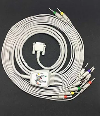 Biometric cables 10 Lead ECG Cable Compatible for BPL108R BPL6108 BPL6108T BPL6108R BPL6208 8108R